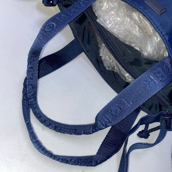 Tommy Hilfiger Canvas Tote Blue Small - Picture 8 of 11